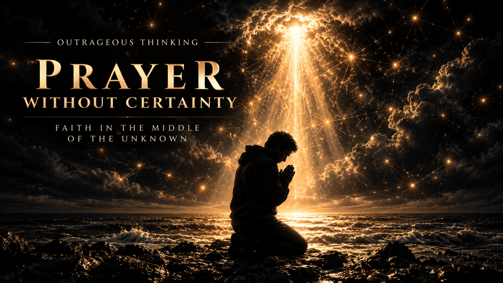 Editorial artwork for Prayer Without Certainty