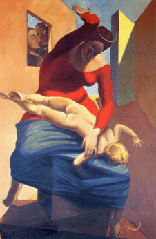 Ein religiöses Gemälde wurde zu einem pornografischen Bild Illustration 1