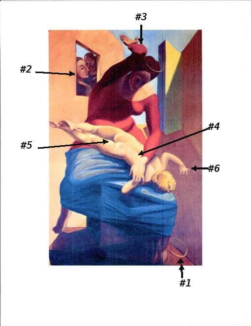 Ein religiöses Gemälde, verwandelt in ein pornografisches Bild, Abbildung 3